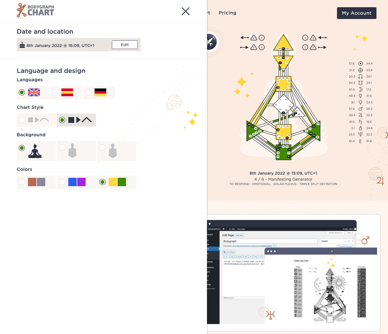 bodygraph chart homepage